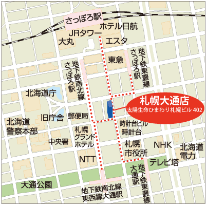 札幌支店詳細地図
