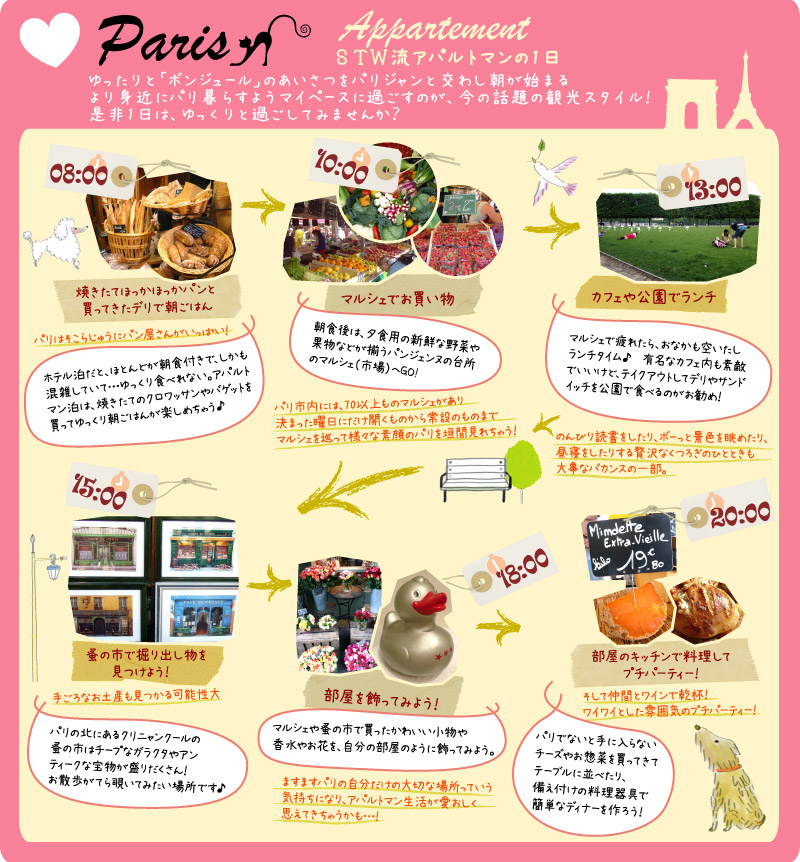 パリ アパルトマン特集