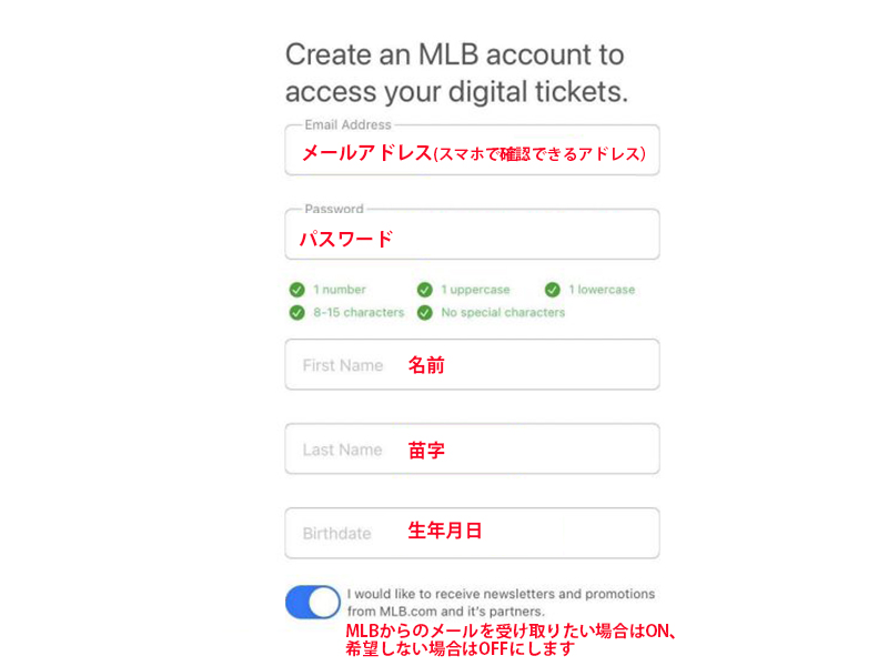 持ち物リスト