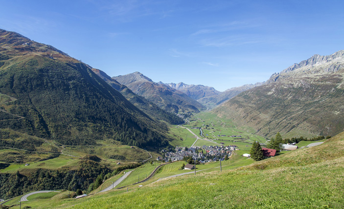 これぞスイスの風景 アンデルマット