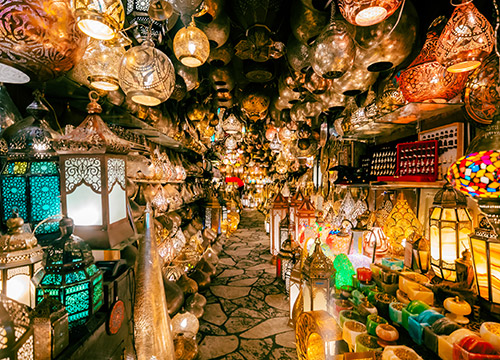 エジプト観光に最適 ハンハリーリ市場 イメージ