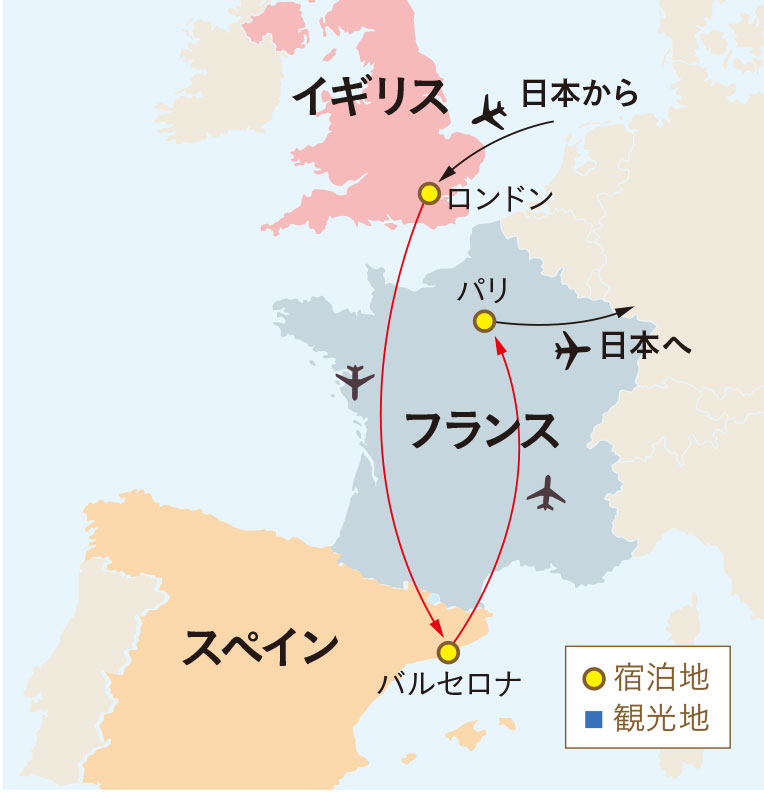旅行プランMAP