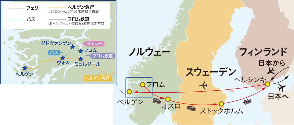旅行プランMAP