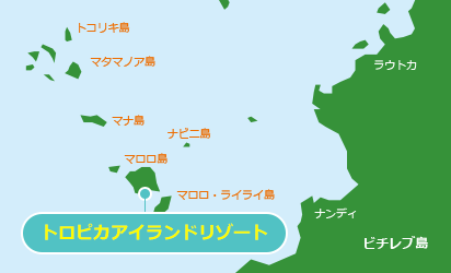 トロピカアイランドリゾート　地図