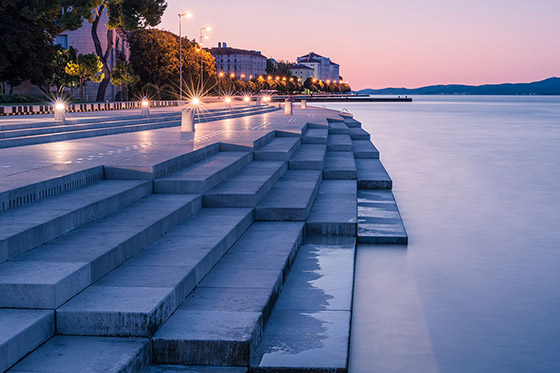 ザダルで音の絶景を体感する