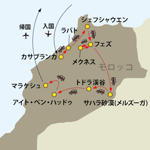旅行プランMAP
