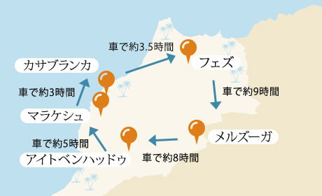 サハラと迷宮の街プラン地図