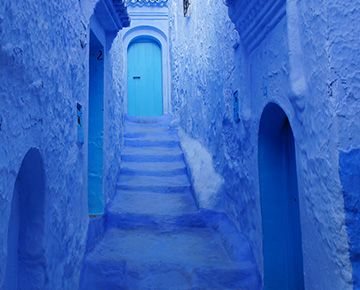 モロッコの観光名所 シェフシャウエン