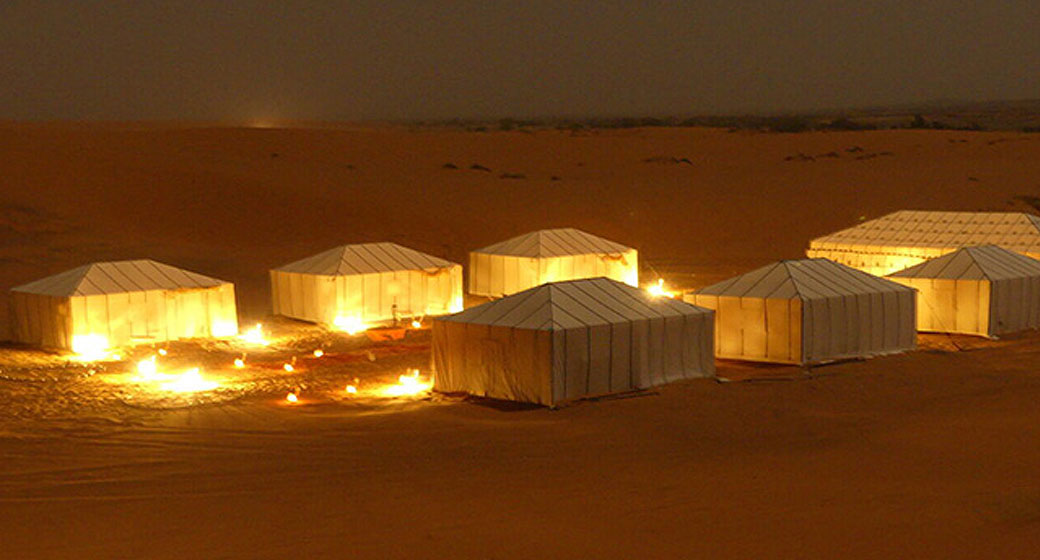 サハラ砂漠 テント泊