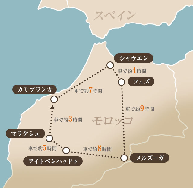 マサイマラ満喫プラン地図