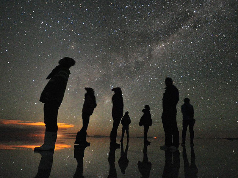 満点の星空が美しい『ウユニ塩湖』