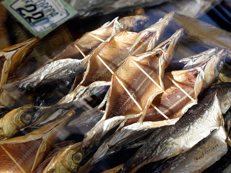 イルクーツクの見どころリストビャンカの魚市場