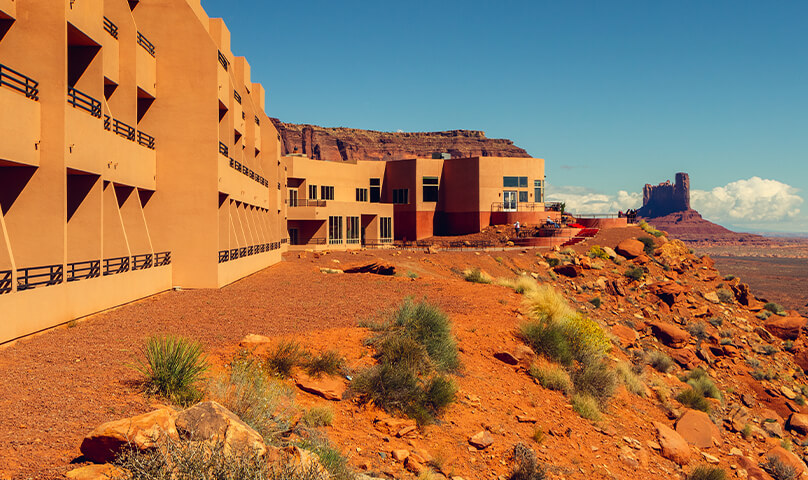 モニュメントバレーの「ザ・ビューホテル」