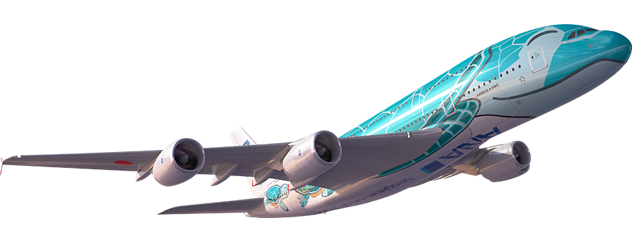 エアバスA380型機 成田-ホノルル線毎日運航 FLYING　HONU