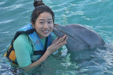 【港集合】絶景イスラムヘーレス島でイルカと遊ぼう☆選べるドルフィンプログラム