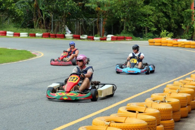 【午前半日】日本語ガイドアレンジ可能！家族やお友達とワイワイと楽しみながらレースもできる！ 常夏で爽快GO CART !