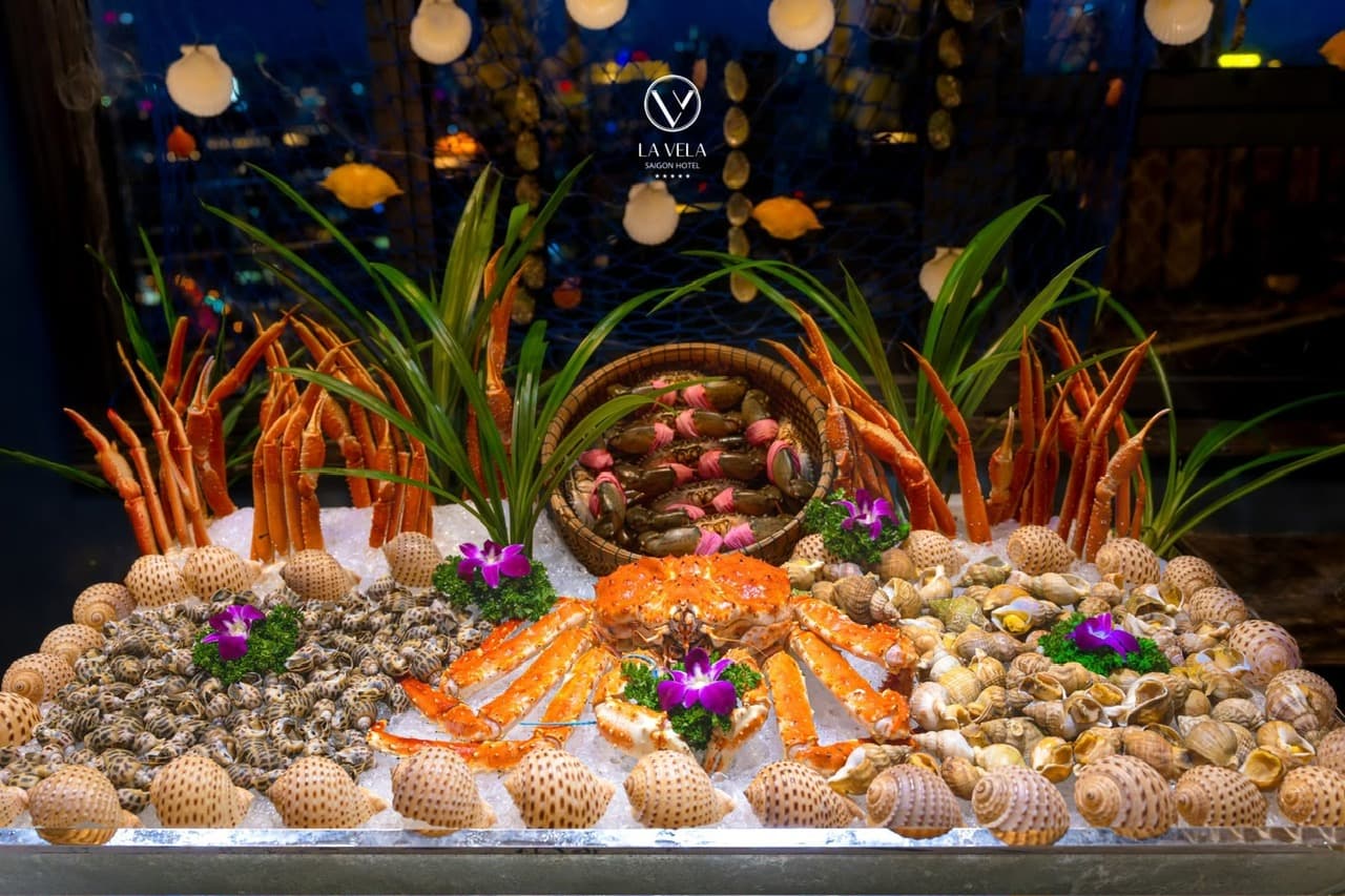 ビュッフェチケット<br>La Vela Saigonで贅沢シーフードビュッフェの手配