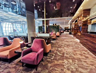 快適なラウンジ